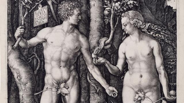 Albrecht Dürer, Adam et Eve, 1504, Gravure