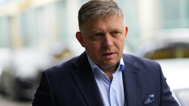 Le Premier ministre slovaque Robert Fico prône le lancement de négociations de paix en Ukraine. [Keystone]