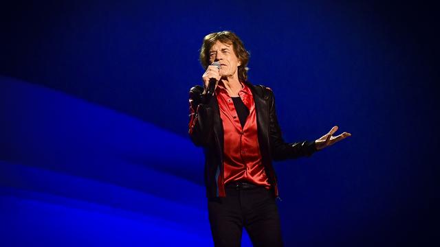 Mick Jagger, chanteur du groupe The Rolling Stones, lors d'un concert donné à Stockholm en juillet 2022. [TT News Agency via AFP - Ali Lorestani]
