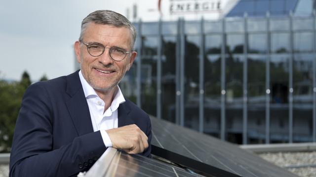 Christian Petit, directeur général de Romande Energie. [Keystone - Laurent Gillieron]