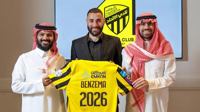 Après 14 ans de succès au Real Madrid, Karim Benzema a signé un contrat de trois ans au sein du club saoudien Al-Ittihad, basé à Jeddah. [Reuters - Al Ittihad]