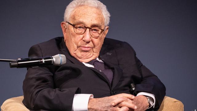 Henry Kissinger fête ses 100 ans. [Keystone - Omer Messinger - EPA]