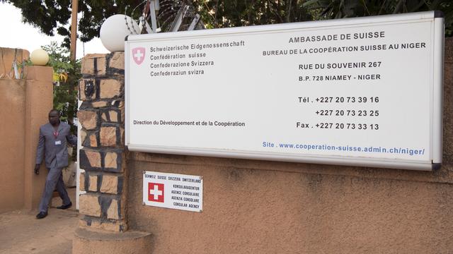 L'ambassade de Suisse et le bureau de la coopération suisse au Niger. [Keystone - Anthony Anex]