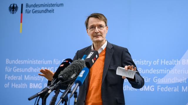 Le ministre allemand de la Santé Karl Lauterbach. [Keystone - Bernd von Jutrczenka]
