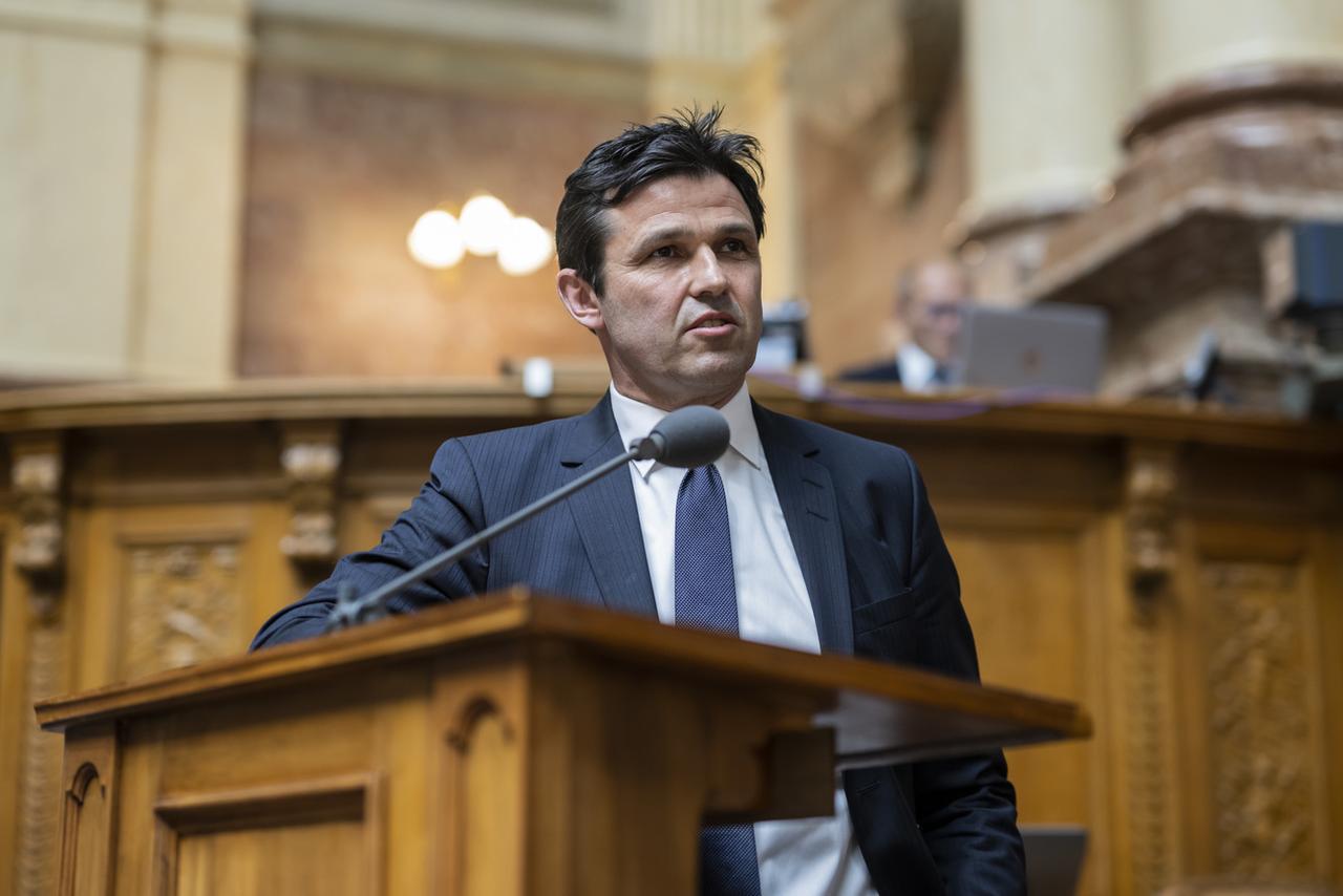 Matthias Aebischer, candidat bernois au Conseil fédéral. [Keystone - Alessandro della Valle]