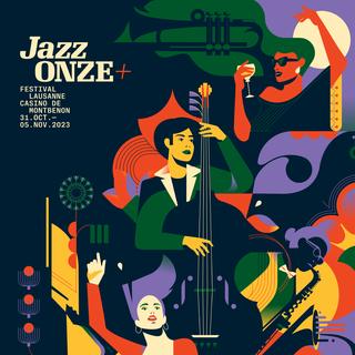 Affiche JazzOnze. [jazzonzeplus.ch - ©Madame Marilou]