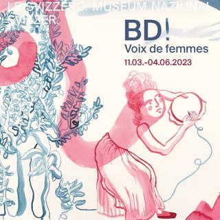 BD! Voix de femmes - affiche de l'exposition temporaire [Château de Prangins]