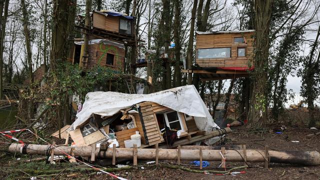 Les derniers militants anti-charbon du village de Lützerath en Allemagne ont été délogés. [Keystone/DPA - Oliver Berg]