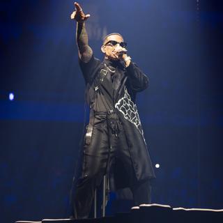 Daddy Yankee le 30 novembre 2023 lors d'un concert à Porto Rico. [EPA/Keystone - THAIS LLORCA]