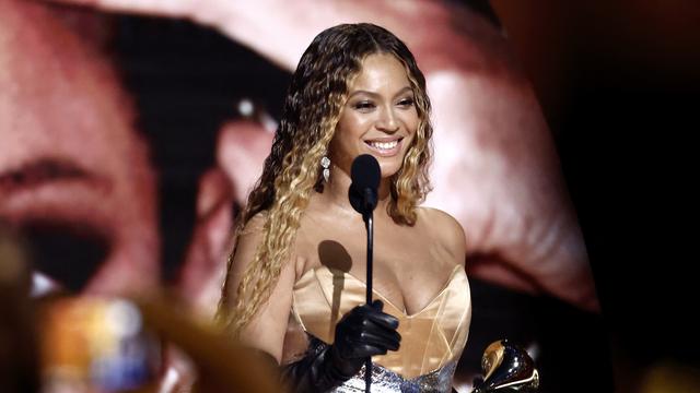 Beyoncé est devenue l'artiste la plus couronnée de tous les temps aux Grammy Awards, à Los Angeles. [AFP - Emma McIntyre]