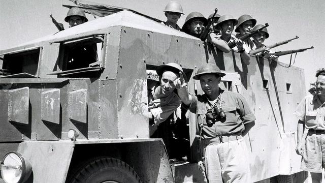 Des soldats israéliens en 1948. [Keystone - EPA/ Kluger Zoltan]