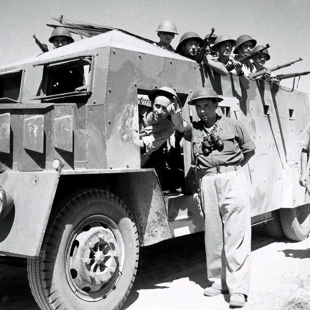 Des soldats israéliens en 1948. [Keystone - EPA/ Kluger Zoltan]