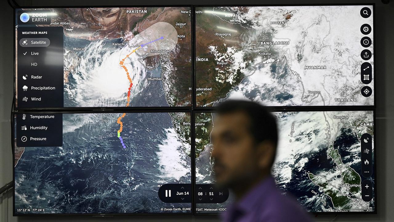 L'Autorité nationale de gestion des catastrophes à Islamabad en Inde surveille de près les images satellites du cyclone Biparjoy. [AFP - Farooq NAEEM]