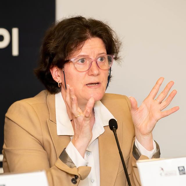 Caroline Vuillemin, directrice générale de la Fondation Hirondelle. [Libre de droits]