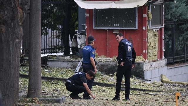 Une explosion est survenue dimanche près du Parlement turc à Ankara. [Anadolu Agency via AFP - Osmancan Gurdogan]