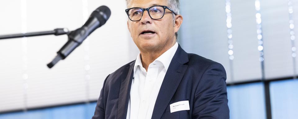 Michael Frank, directeur de l'Association des entreprises électriques. [Keystone - Dominic Steinmann]