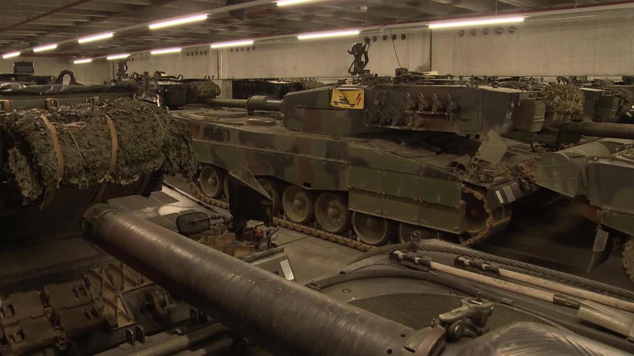 Une commission des Etats approuve la vente de chars Leopard 2 à l'Allemagne. [RTS]