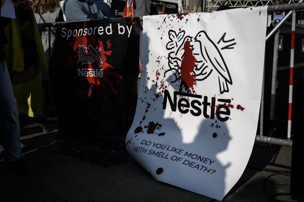 L'Ukraine a classé Nestlé dans sa liste des "soutiens internationaux de la guerre" à cause de ses activités en Russie. [AFP - Fabrice Coffrini]