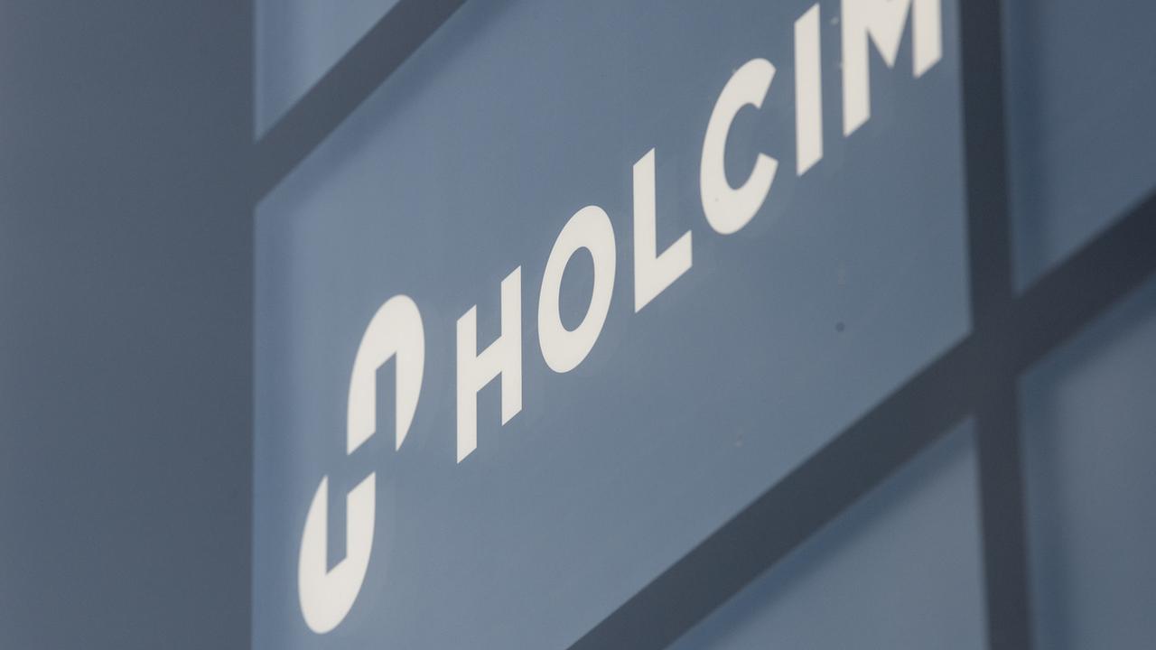 Le logo du groupe Holcim. [Keystone - Ennio Leanza]