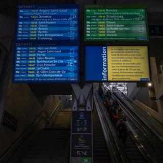 Le trafic TGV entre la Suisse et la France perturbé dès lundi soir (image d'illustration). [AFP - Estelle Ruiz/Hans Lucas.]
