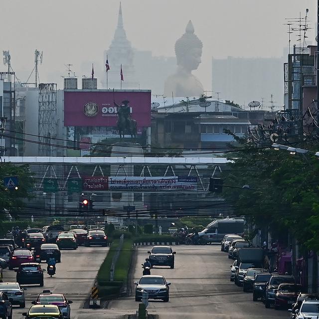 Des milliers de malades dans un nouvel épisode de pollution de l'air à Bangkok. [AFP - Manan Vatsyayana]