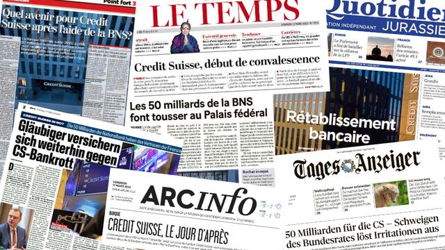 La presse attend Credit Suisse au tournant. [RTS]