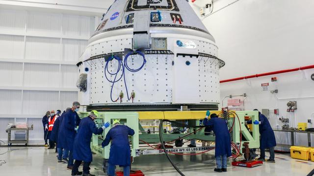 La capsule Starliner de Boeing en 2021. [Keystone - NASA]