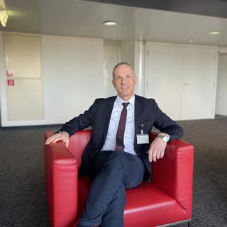 Laurent Kurth, Conseiller dʹEtat neuchâtelois, chef du département des finances et de la santé. [RTS]