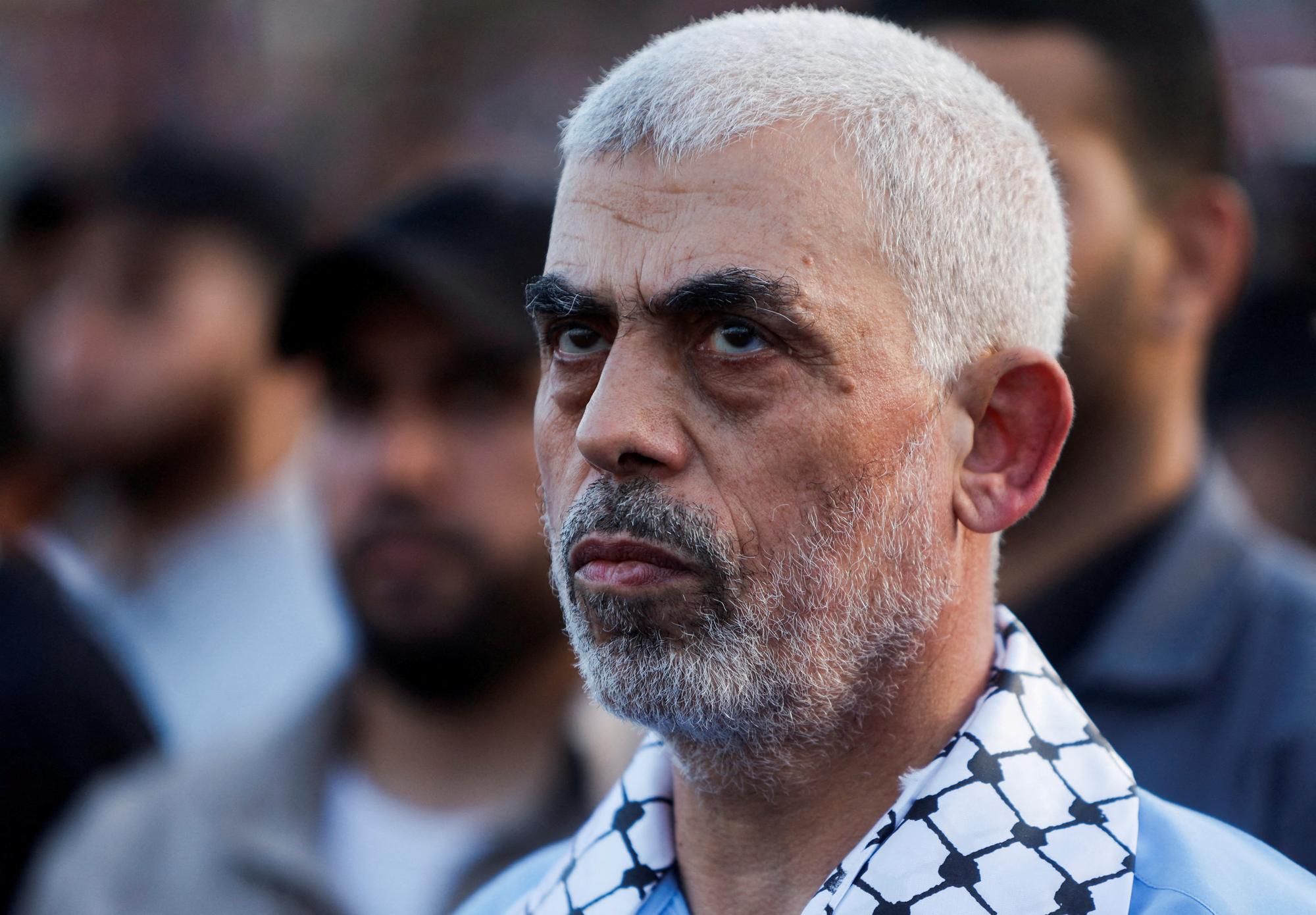Yahya Sinouar, chef du Hamas dans la bande de Gaza. [reuters - Mohammed Salem]