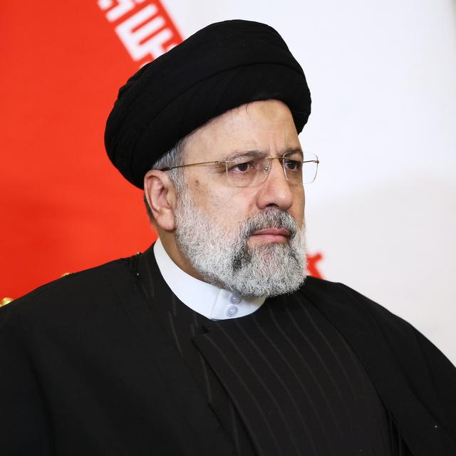 Le président iranien Ebrahim Raïssi. [Keystone - Pavel Bednyakov - EPA - Kremlin Pool]