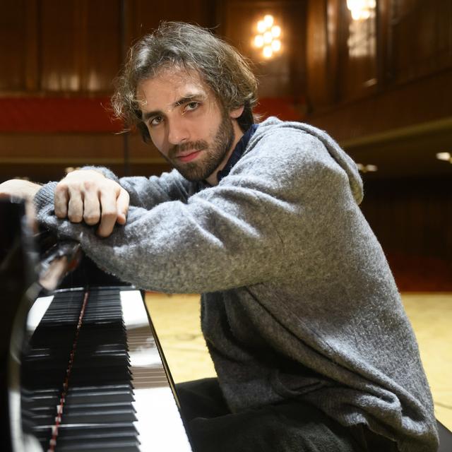 Alexandre Kantorow, pianiste. [Keystone - ©Laurent Gillieron]