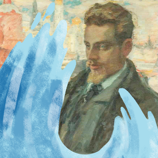 Rainer Maria Rilke (1875-1926) par Leonid Pasternak (domaine public). Image stylisée. [Domaine public]