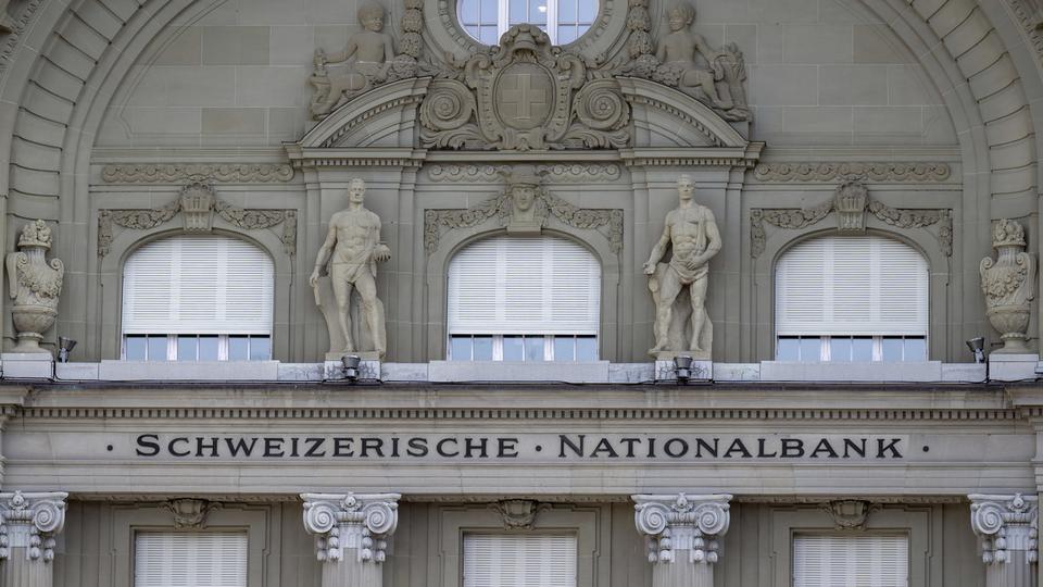 La façade de la Banque nationale suisse à Berne. [Keystone - Peter Schneider]