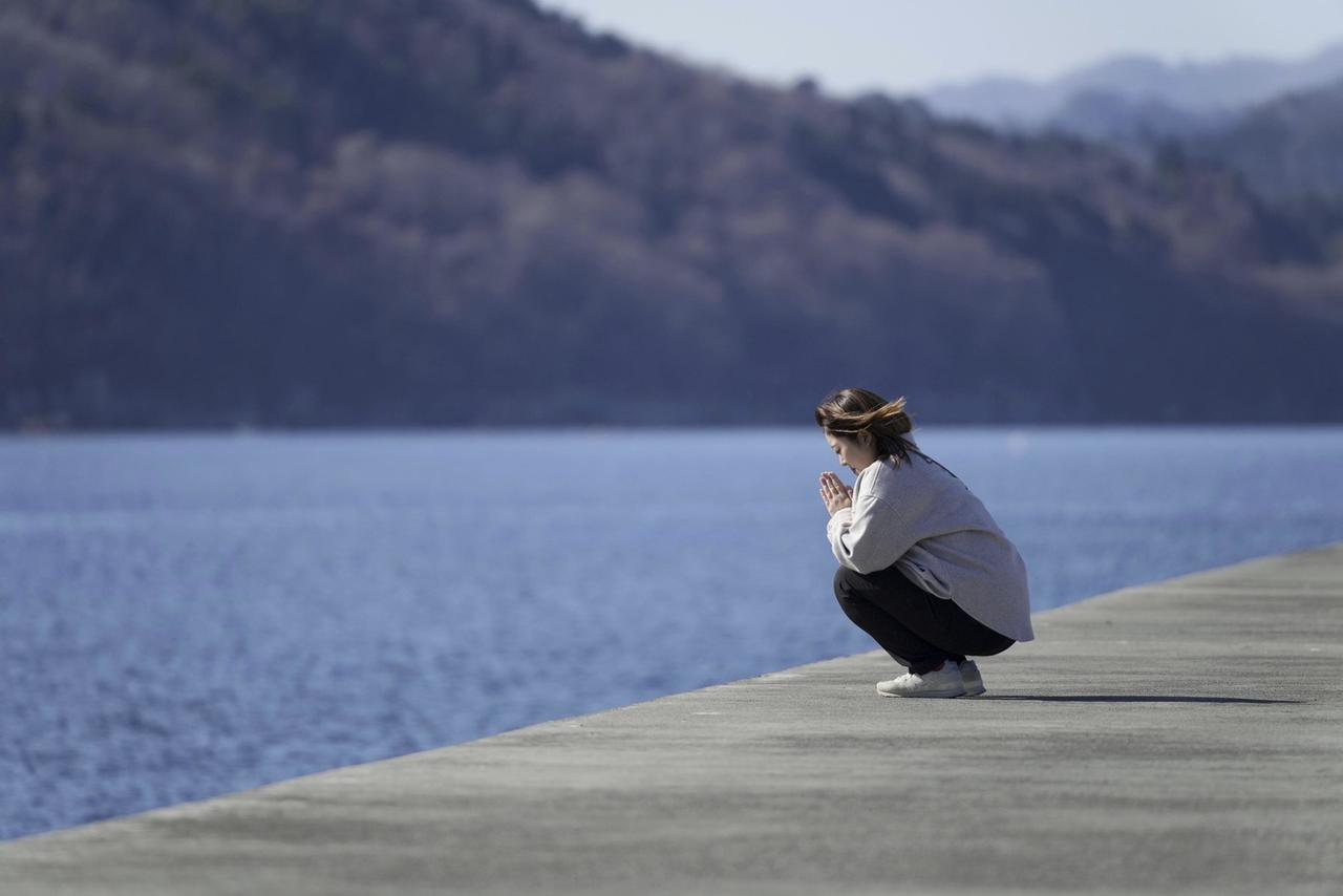 Otsuchi, préfecture d'Iwate, le 11 mars 2023. [Keystone/AP - Kyodo News]