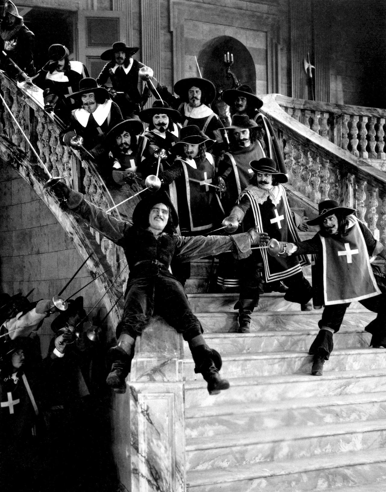 "The Three Musketeers", réalisé par Fred Niblo avec Douglas Fairbanks en D'Argagnan. [PHOTO12 VIA AFP]