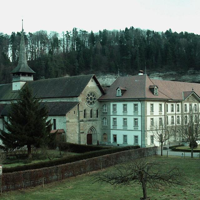 L'abbaye cistercienne d'Hauterive, dans le canton de Fribourg. [Keystone - Edi Engeler]