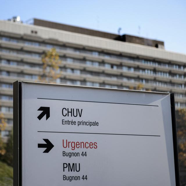 Les urgences au CHUV. [AFP - FABRICE COFFRINI]