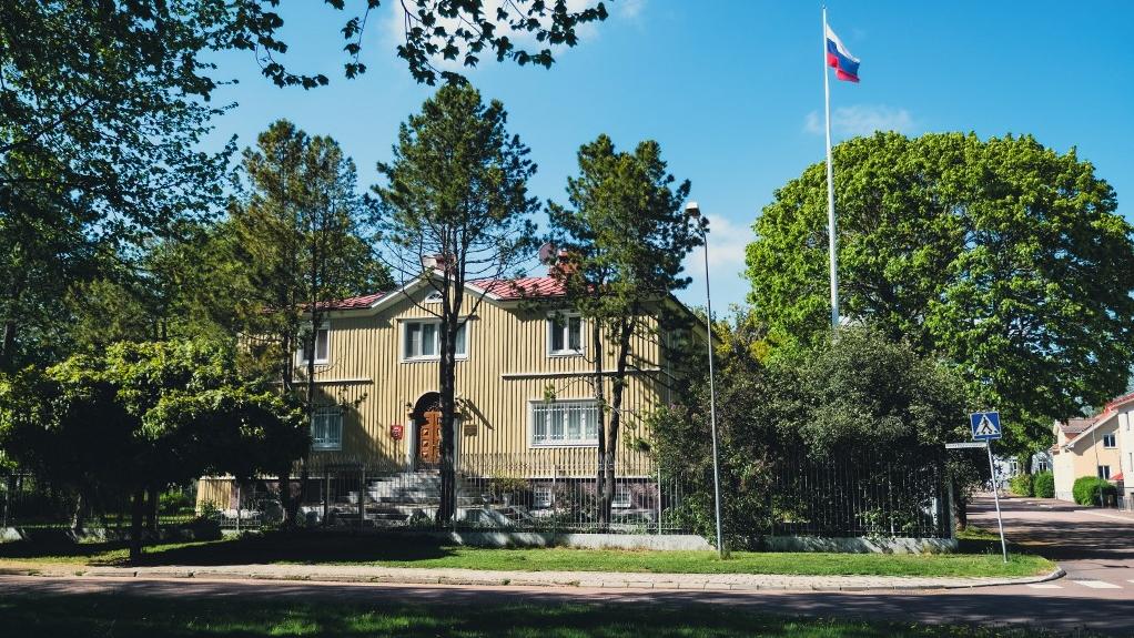 Le consulat russe des îles d'Aland. [afp - Alessandra Rampazzo]