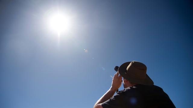 Une éclipse solaire visible en Australie, notamment, a eu lieu jeudi matin. [Keystone - epa]