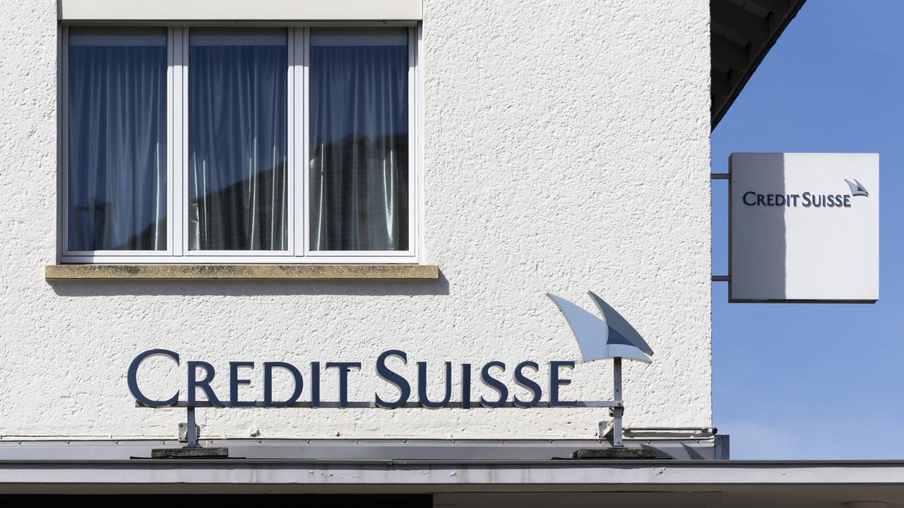 Une succursale de Credit Suisse à Muri, près de Berne. [Keystone - Peter Klaunzer]