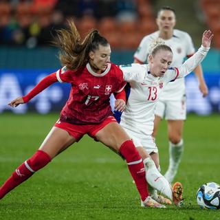 La Suisse a affronté la Norvège dans son 2ème match de Coupe du Monde féminine. [AP Photo/Keystone - Abbie Parr]