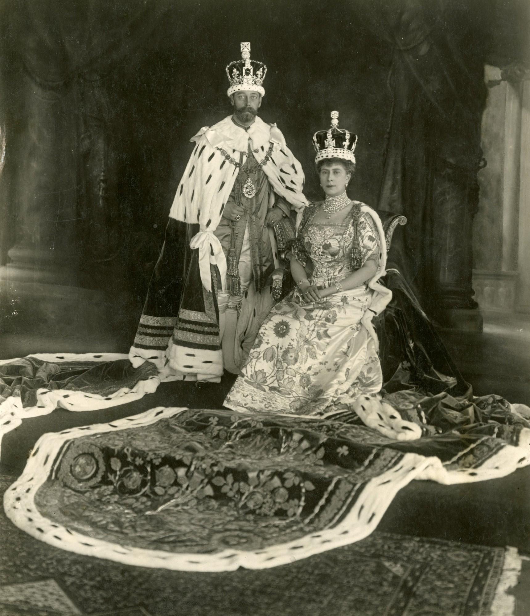Le roi George V et son épouse la reine Mary. [BUCKINGHAM PALACE]