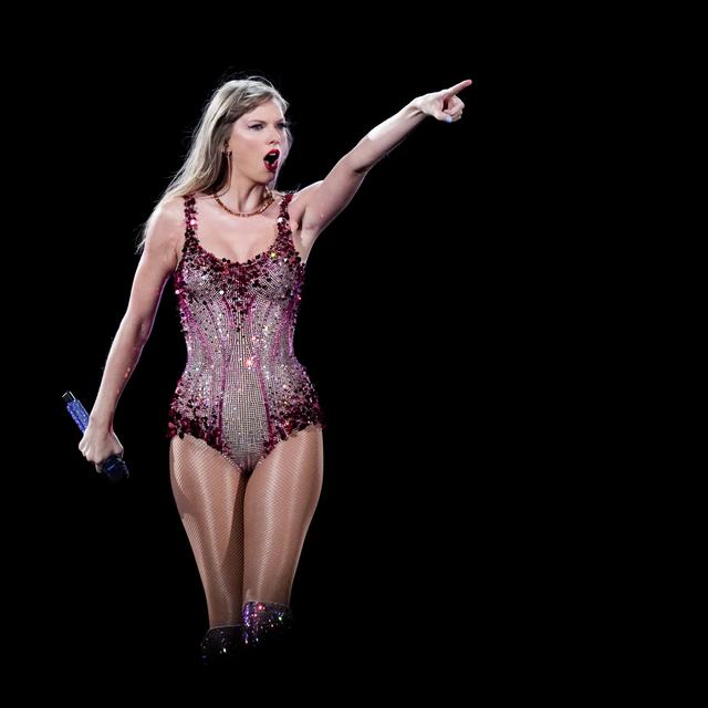 Taylor Swift se produit au stade Monumental lors de son concert Eras Tour à Buenos Aires, Argentine, le jeudi 9 novembre 2023. [Keystone]