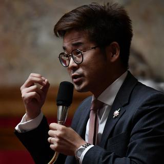 Le député français Joachim Son-Forget prend la parole lors d'un débat à l'Assemblée nationale le 25 septembre 2019 à Paris. [AFP - PHILIPPE LOPEZ]