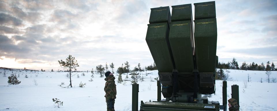 Une batterie de missiles NASAMS en 2010. [CC BY 2.0 - Soldatnytt]