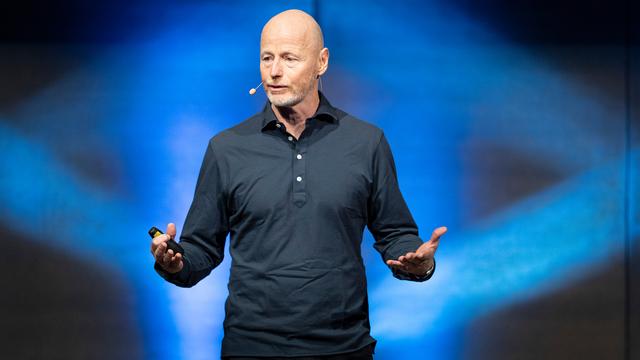 Marc Walder, CEO de Ringier, photographié ici en janvier 2023 à Zurich. [Keystone - Gaetan Bally]