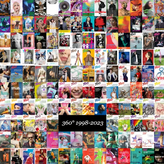 Le magazine romand et queer 360° tire sa révérence après 25 ans de parution. [360° - 360°]