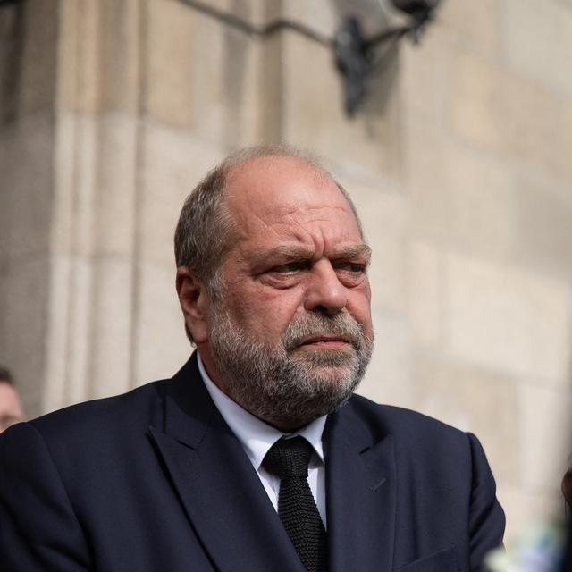 Le ministre français de la Justice Eric Dupont-Moretti, photographié ici en janvier 2023 à Morlaix. [AFP - Vincent Feuray]