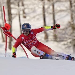 Ski alpin: Marco Odermatt en tête après la première manche du géant à Val d'Isère. [Pier Marco Tacca]
