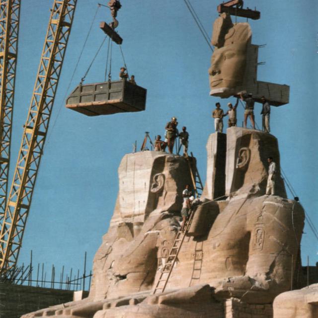 repositioning of the temples of Abu Simbel. [Creative Commons Attribution-ShareAlike - ©Per-Olow Andersen]